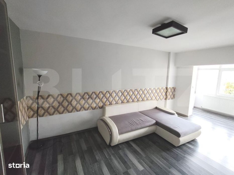 Apartament 2 camere, 54 mp, mobilat - utilat, etaj 3/6, zona Centru