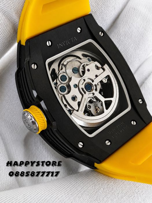 INVICTA Vortex Yellow automatic 43 mm, Инвикта нов мъжки часовник