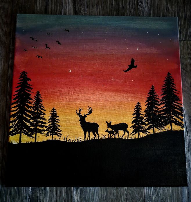 Realizez tablouri pictate pe pânză sau lemn!