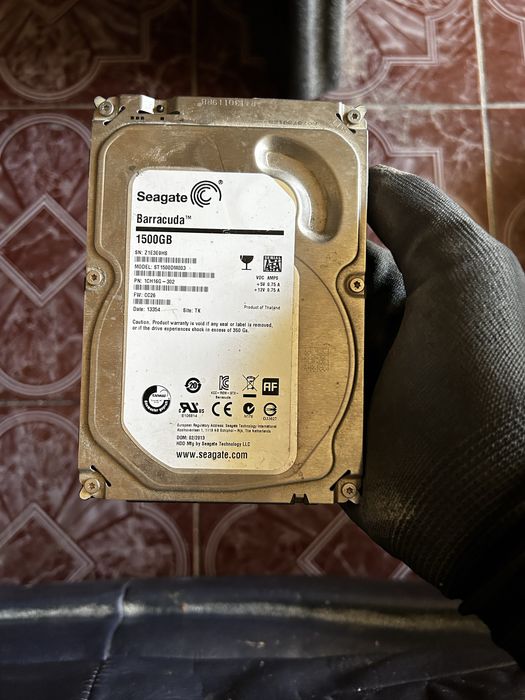 Твърд диск 1500 GB Seagate Barracuda