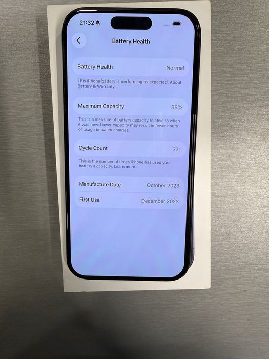 Перфектен! Iphone 15 pro 128gb