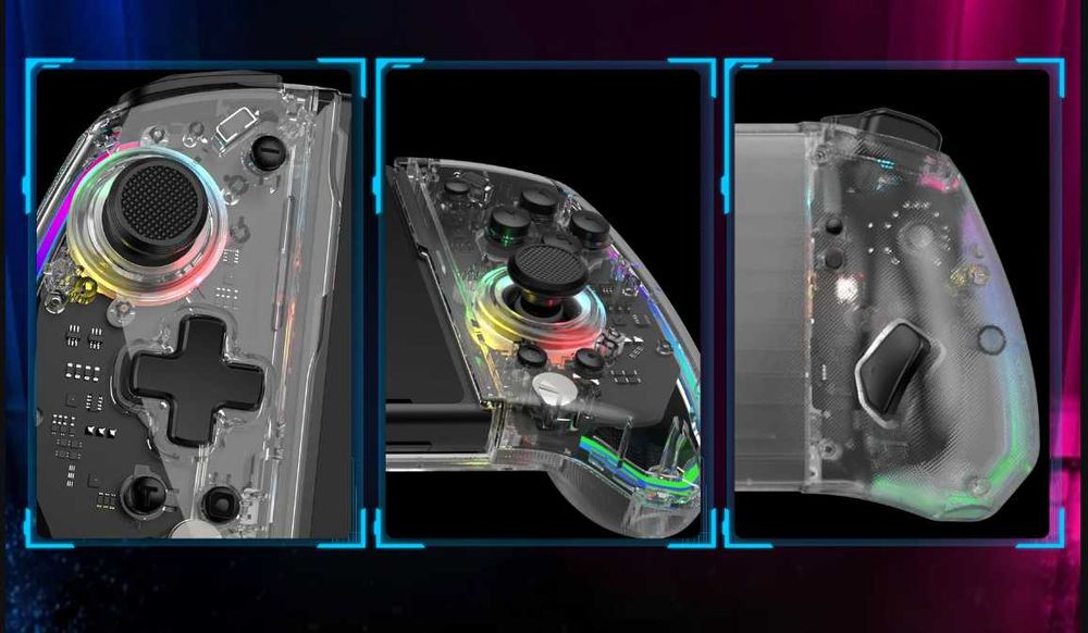 Controller Nintendo Switch v1/oled TMR joysticks, swappable thumbstick