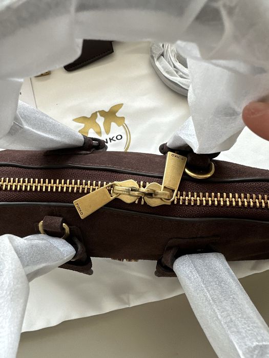 Дамска чанта Pinko Bowling bag baguette