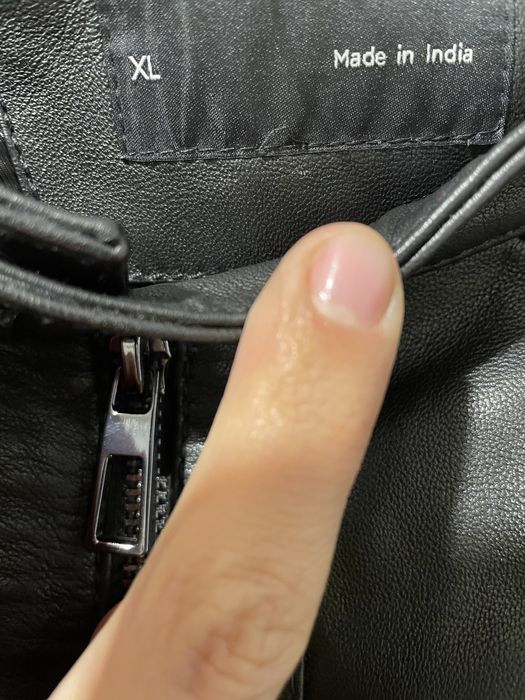 Geaca de piele naturala moderna Xl marca Autograph