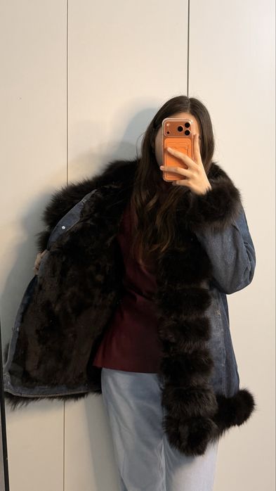 Джинсовая парка