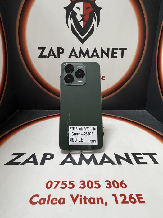 Zap Amanet Vitan - ZTE Blade V70 Vita - 256 GB - Green
