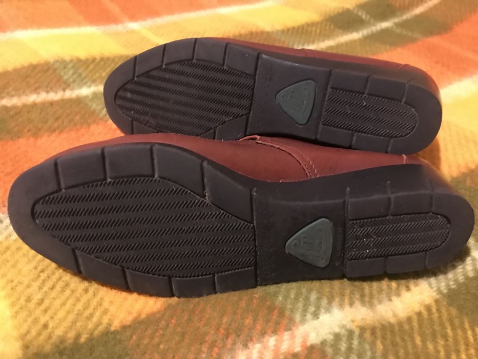 Luxat френски удобни обувки пролет есен естествена кожа бордо