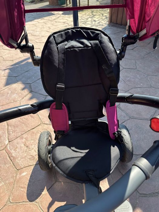 Tricicletă pliabilă QPlay Rito Rubber Violet – Ca nouă