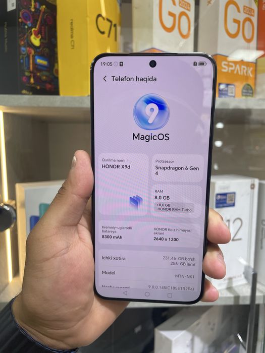 Honor X9d 8+8/256 gb arzoon