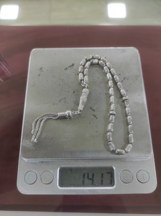 Kumush tasbeh Turkiya 925 proba