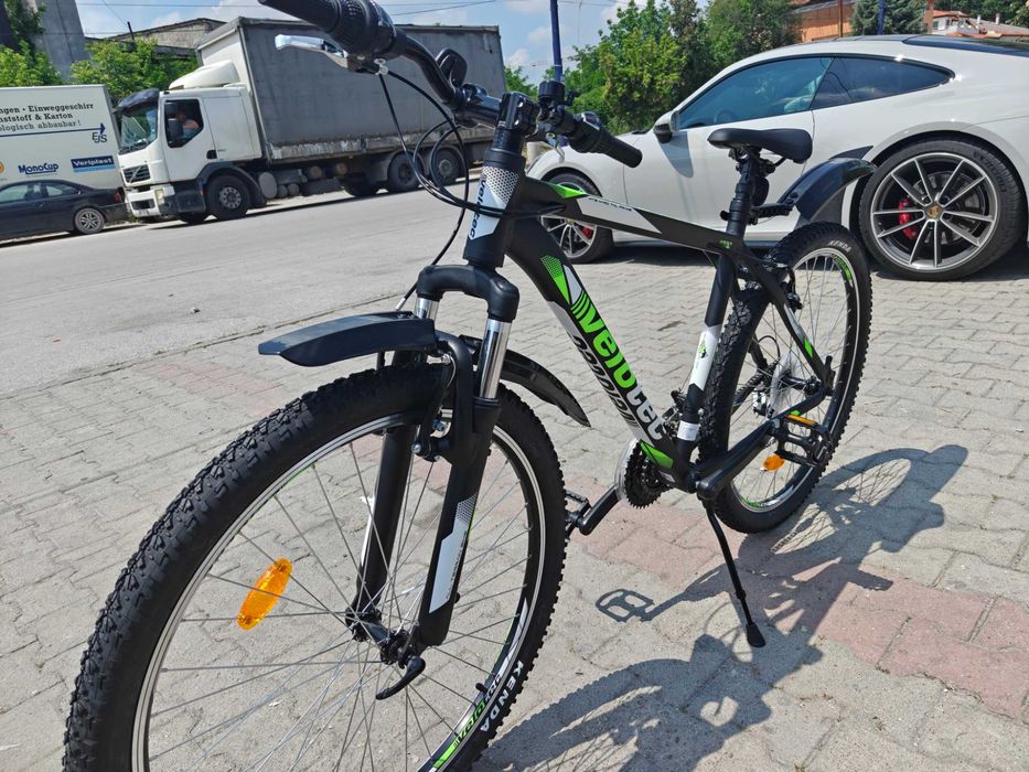 PA Алуминиев велосипед 27.5" PRO зелен