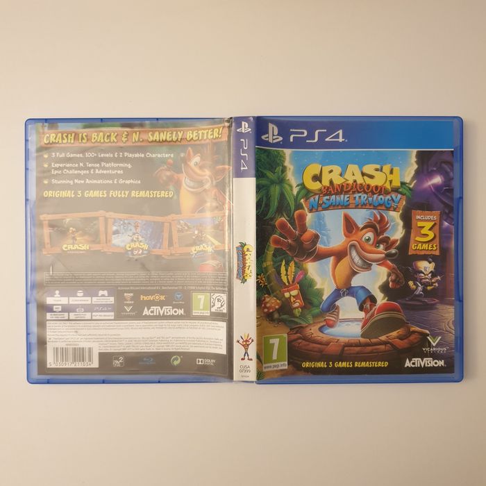Crash Bandicoot N-Sane Trilogy PS4/Playstation 4