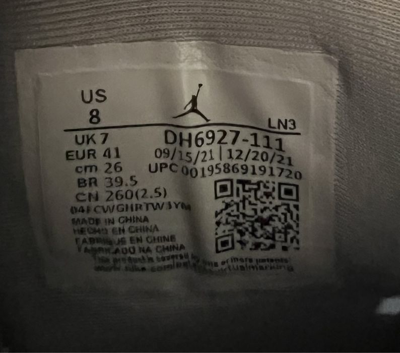 Кроссовки Air Jordan