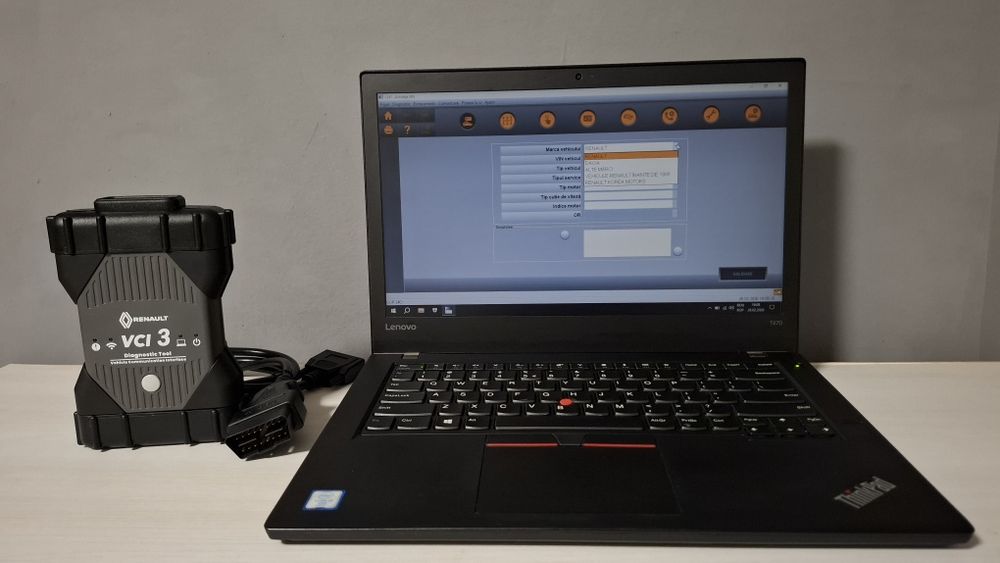 Laptop Lenovo ThinkPad T470 + Interfață diagnoză auto – Pachet complet