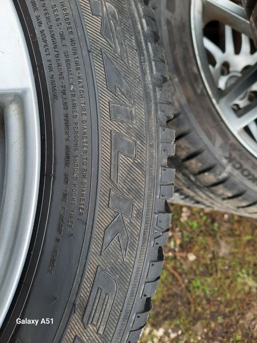 Ляти джанти с гуми зимни 4×100, 17цола