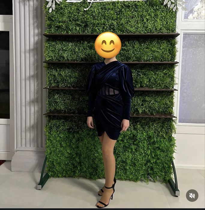 Rochie catifea , marime S