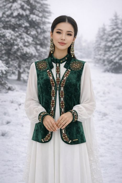 Платье казахское