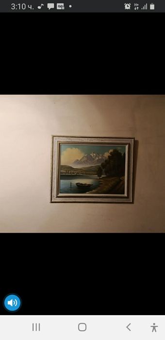 Картина рисувана на ръка на платно