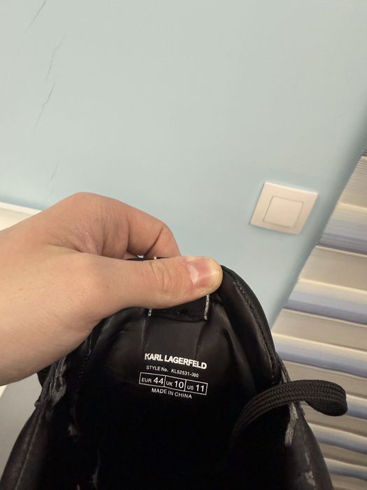 Karl Lagerfeld черни обувки