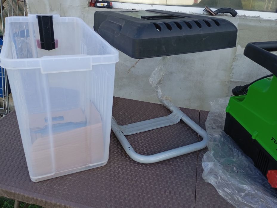 Florabest чисто нова дробилка за клони