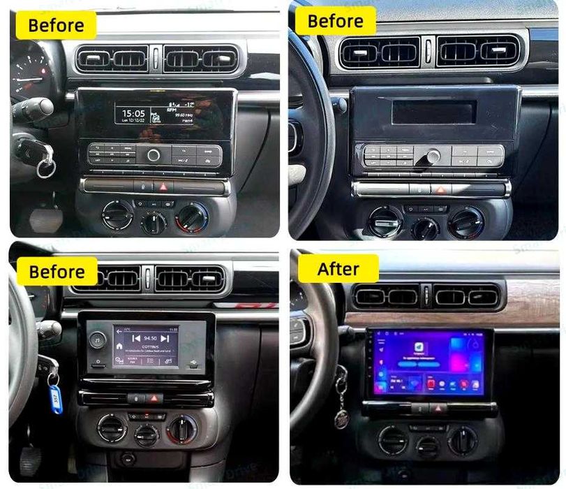 CITROEN C3 2017/2023 - 10'' климатик/климатроник, андроид нави, 9853к