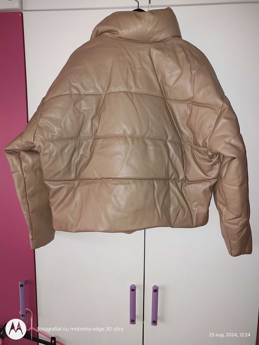 Geaca imitație piele River Island