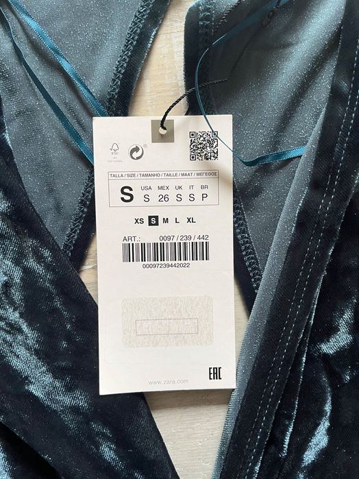 Rochie catifea Zara noua