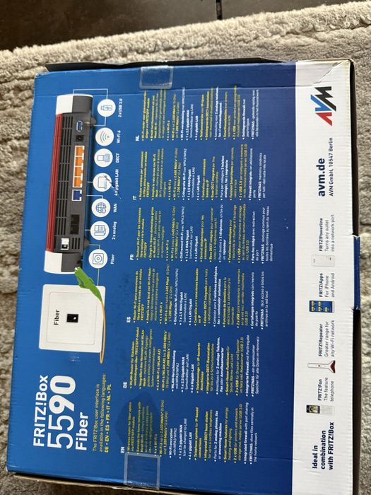 AVM FRITZ!Box 5590 fiber ,ruter
