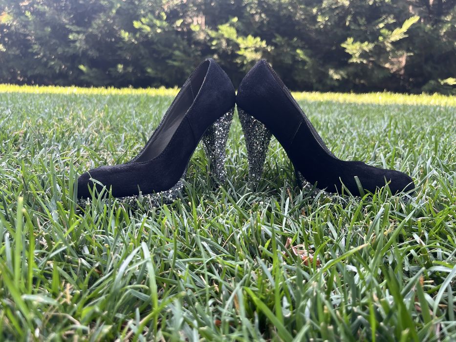 Pantofi cu toc marimea 35, pantoful galben