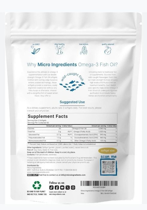 Omega-3 fish oil, 3000 mg, омега-3,DHA EPA,sports research,240 softgel