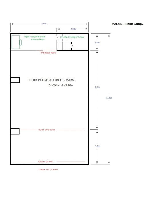 Дава се под наем Магазин в Приморско - 125 кв.м за 9000 € - Снимка #17
