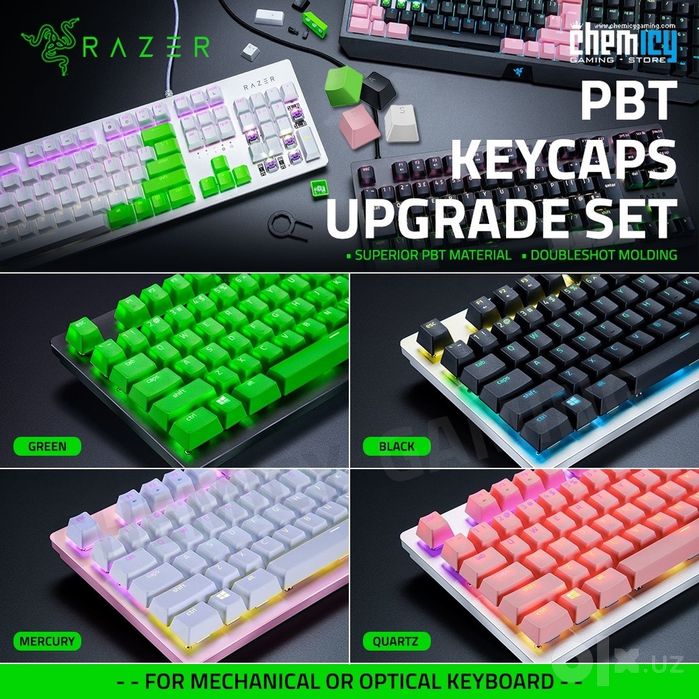 (120 клавиш) Razer pbt keycap/кейкапы для клавиатура