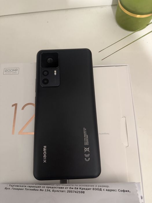 Xiomi 12T Pro 5G 256 gb 8 gb ram dual sim black