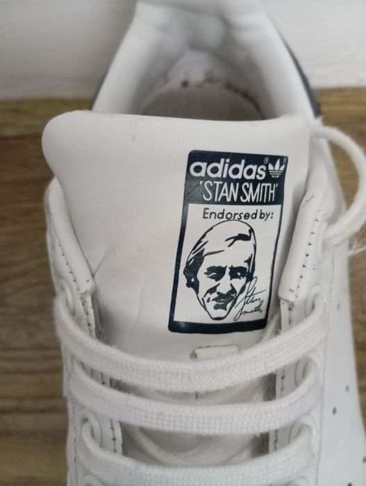 Adidas stan smith albi piele naturală unisex 38