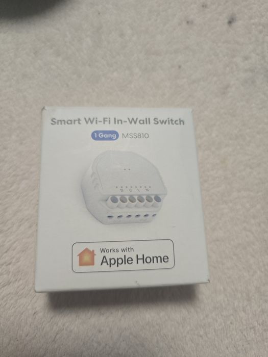 Kit Smart Home Meross, intrerupator Wi-Fi, control prin aplicatie, alb