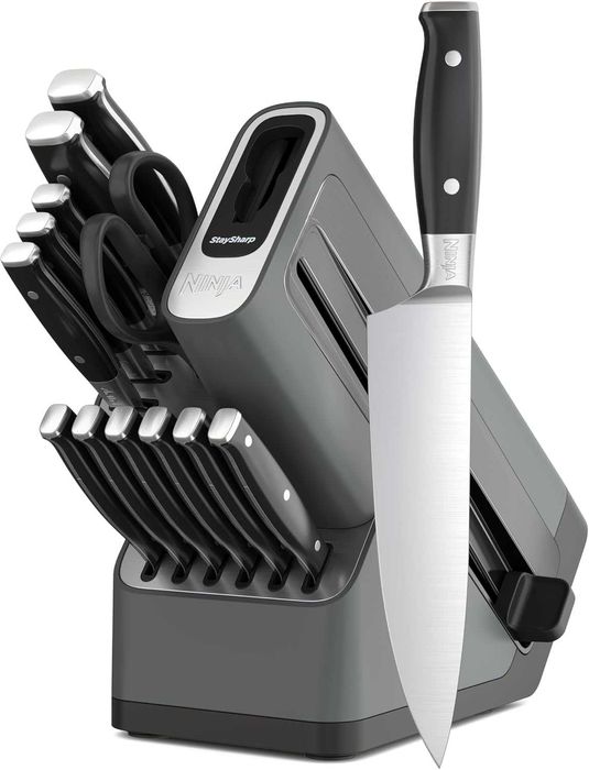 Ninja Foodi StaySharp Блок за Ножове с Вградено Точило