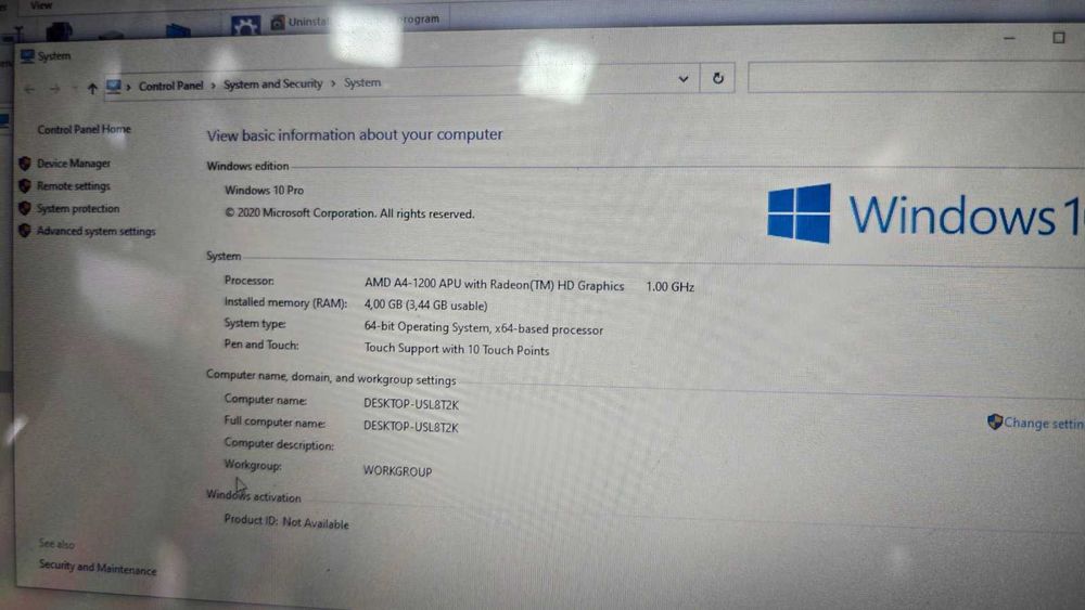 Лаптоп ASUS X102B Тъч скрийн