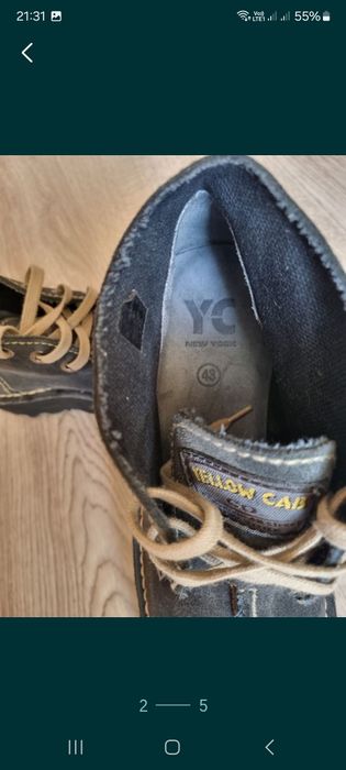 Ботинки 43-44р Замша