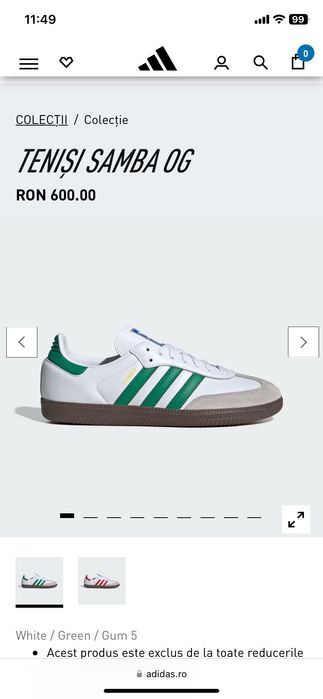 Adidas Samba OG marimea 40 si 2/3