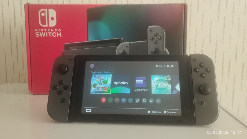 Прошитая nintendo switch 2 ревизий