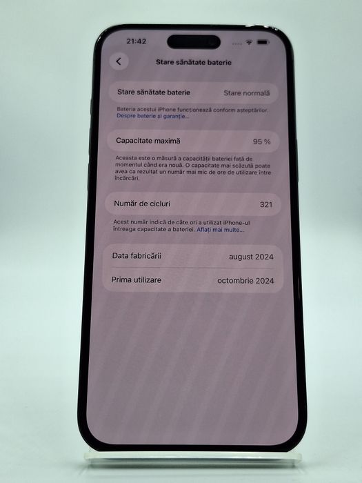 Amanet Lucky Gold VITAN / Iphone 16 Plus 128 Gb 95% baterie Factura/Garantie #54895