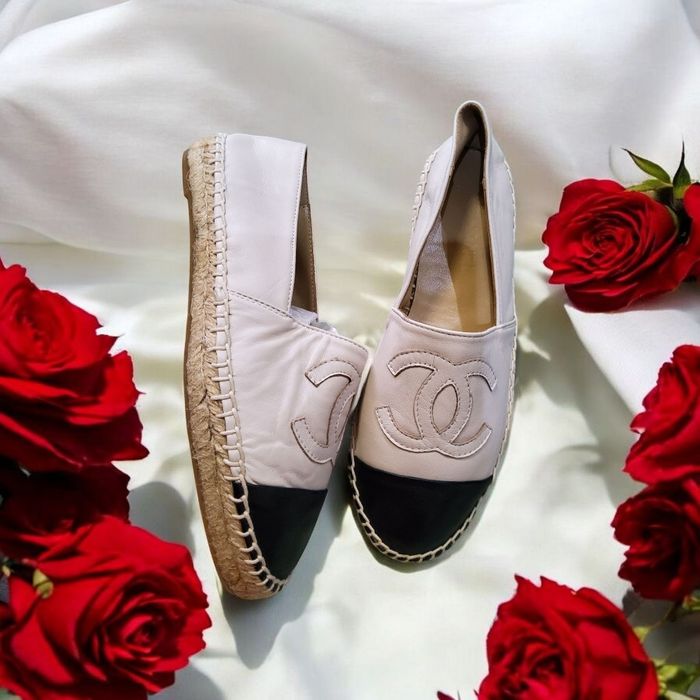 Эспадрильи Chanel из Испании (кожа ягненка,мокасины, туфли).