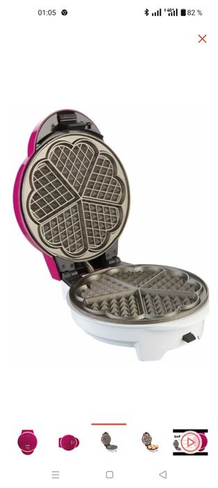 Вафельница Gorenje WCM702PW розовый