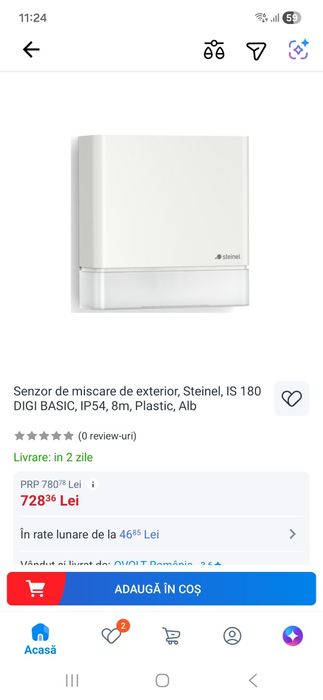 Steinel senzor mișcare Bluetooth mesh