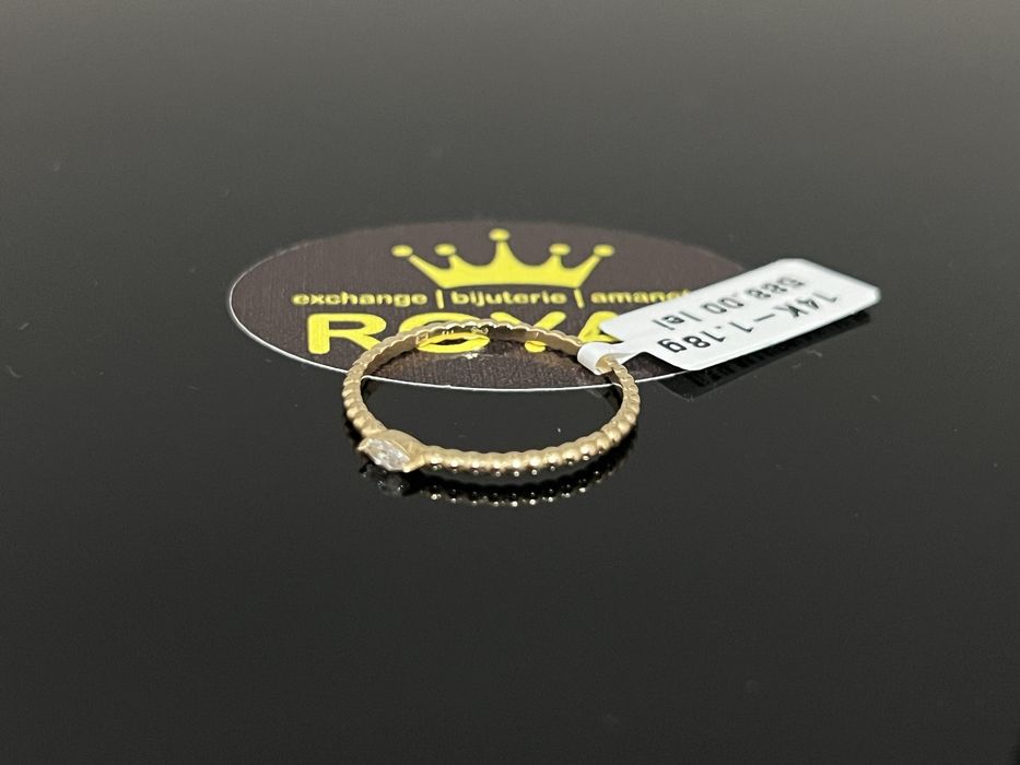 Bijuteria Royal CB : Inel dama aur nou 14k 1,18gr