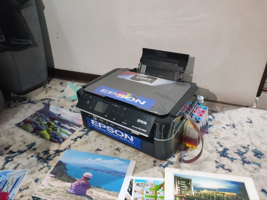 Epson 660 Tezkor 6 tali rasmlarga qarang chiqarshi idialni dyuzi 100 %