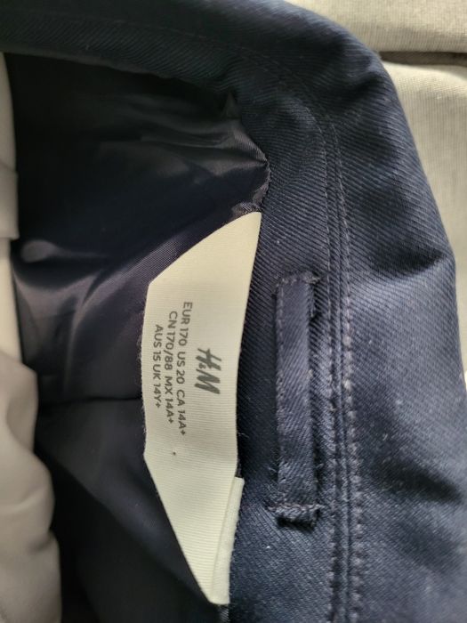 Set doua sacouri elev 14 ani bleumarin și gri