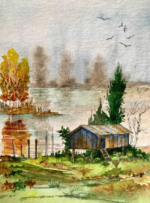 Акварели, малки размери, оригинали, уникати