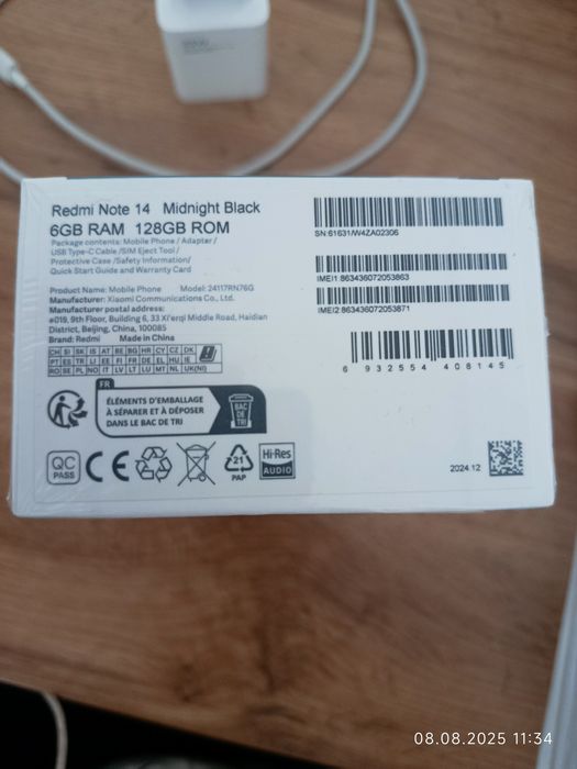 Redmi note 14 global 6/128
