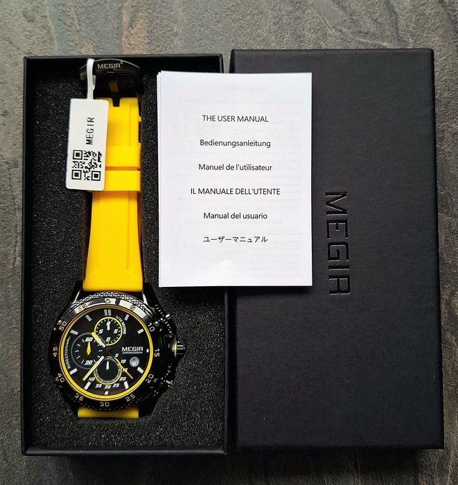 4 модела Оригинални часовници на MEGIR  I CHEETAH